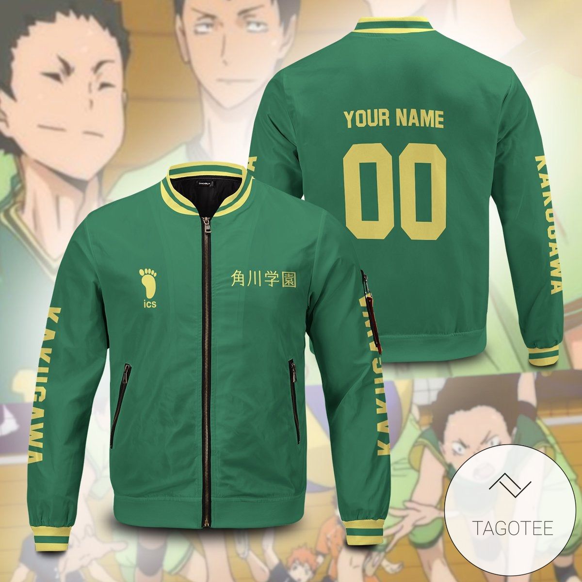 Personalized Kakugawa Libero Bomber Jacket Personalized Kakugawa Libero Bomber Jacket
