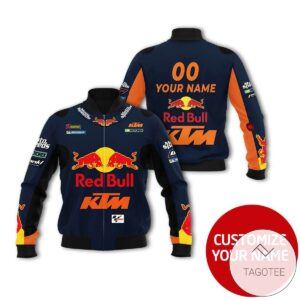 Personalized Ktm Branded Unisex Racing 3D Bomber Jacket