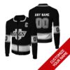 Personalized Los Angeles Kings Black White Nhl Custom Bomber Jacket