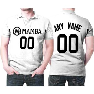 Personalized Mamba Tribute Any Name 00 White 3D Allover Design Polo Shirt