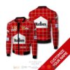 Personalized Marlboro Vodafone Red Custom Bomber Jacket