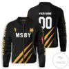 Personalized Msby Black Jackals Bomber Jacket