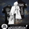 Personalized Name B&W Jesus Is My God Polo Shirt