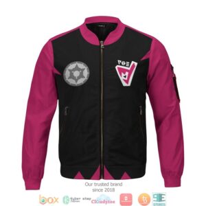 Personalized Poke Dark Uniform Bomber Jacket