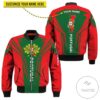 Personalized Portugal Map 3D Bomber Jacket