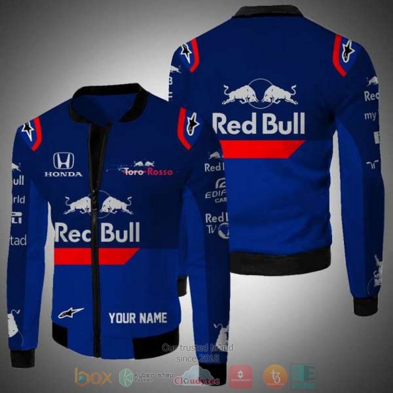 Personalized-Red-Bull-Honda-Blue-Custom-Bomber-Jacket-1
