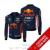 Personalized Red Bull Mobill1 Honda Custom Bomber Jacket