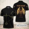 Personalized Sagittarius Zodiac Golden Swings Unisex Polo Shirt Or T-Shirt 3D #Xh