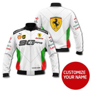 Personalized Scuderia Ferrari 90 Years Custom Bomber Jacket
