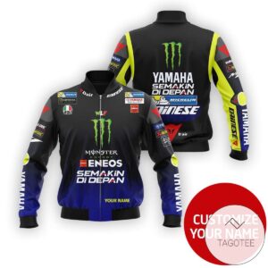 Personalized Semakin Di Depan Yamaha Branded Unisex Racing 3D Bomber Jacket