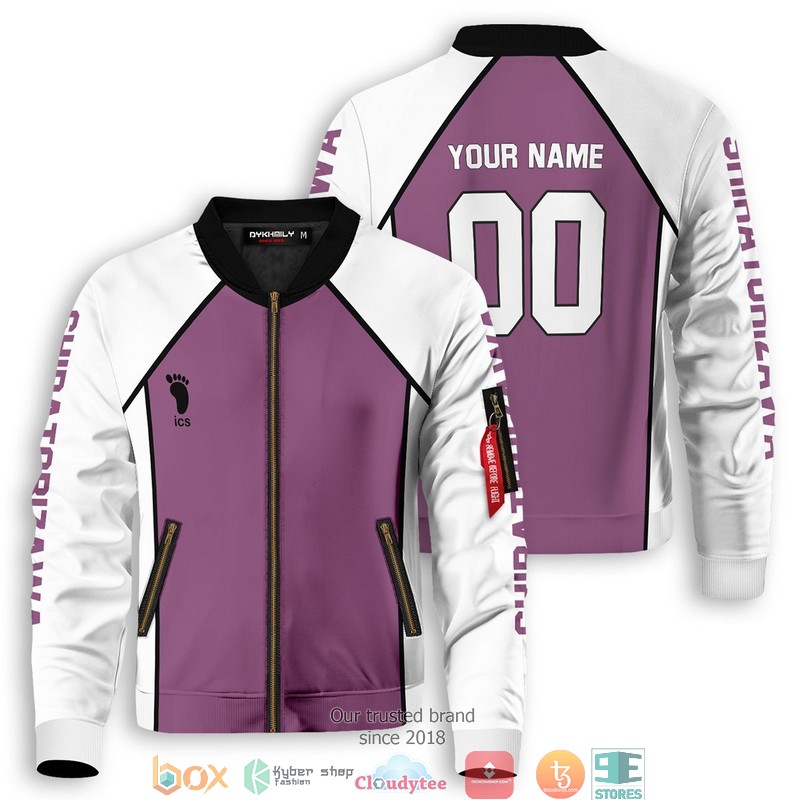 Personalized Shiratorizawa Libero Bomber Jacket Personalized Shiratorizawa Libero Bomber Jacket