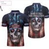 Personalized Skull Bass Fishing Polo Shirt #H