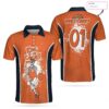 Personalized Skull King Of The Court Basketball Custom Name Number Polo Shirt #V