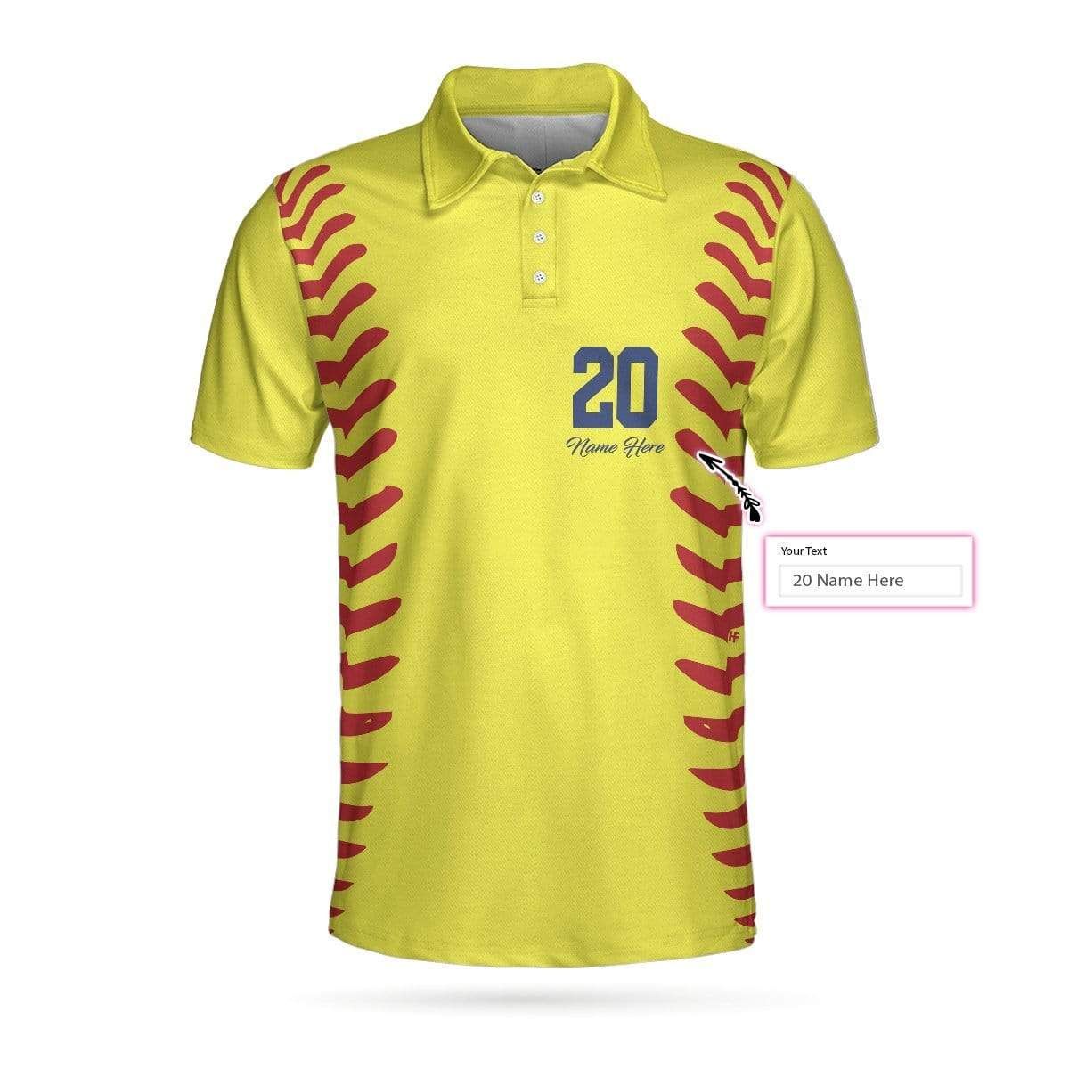 Personalized Softball Name And Number Short Sleeve Custom Polo Shirt #Dh Personalized Softball Name And Number Short Sleeve Custom Polo Shirt #Dh