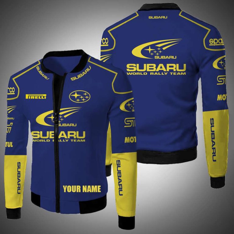 Personalized-Subaru-World-Rally-Team-Custom-Bomber-Jacket-1