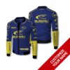 Personalized Subaru World Rally Team Custom Bomber Jacket