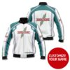 Personalized Tony Kart Racing Team White Custom Bomber Jacket