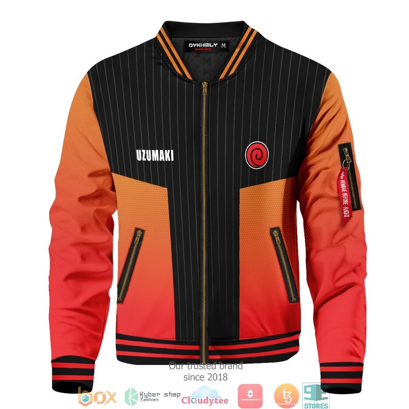 Personalized Uzumaki Clan Bomber Jacket Personalized Uzumaki Clan Bomber Jacket