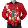 Peru Christmas Coat Of Arms Men Bomber Jacket  X Style J78 Bomber Jacket