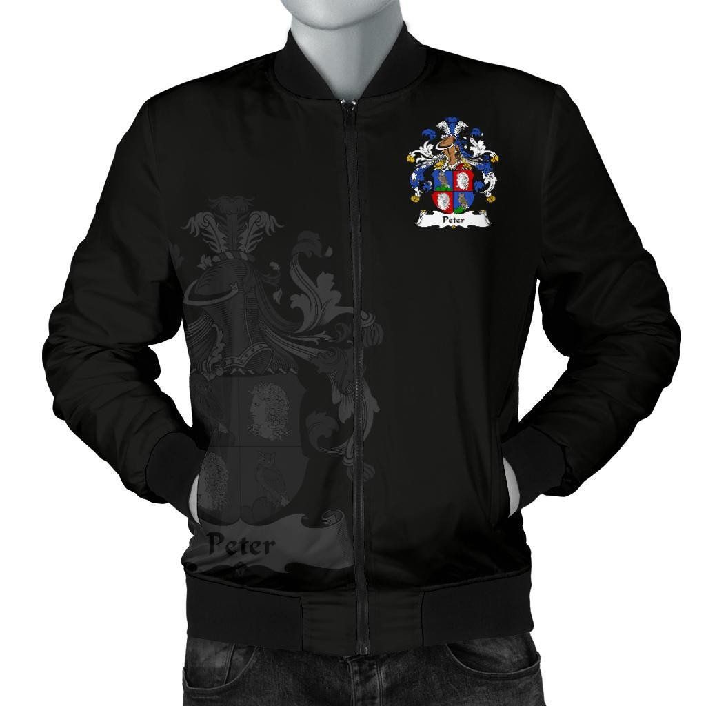 Peter Germany Men's Bomber Jacket - German Family Crest A7 Bomber Jacket Peter Germany Men's Bomber Jacket - German Family Crest A7 Bomber Jacket