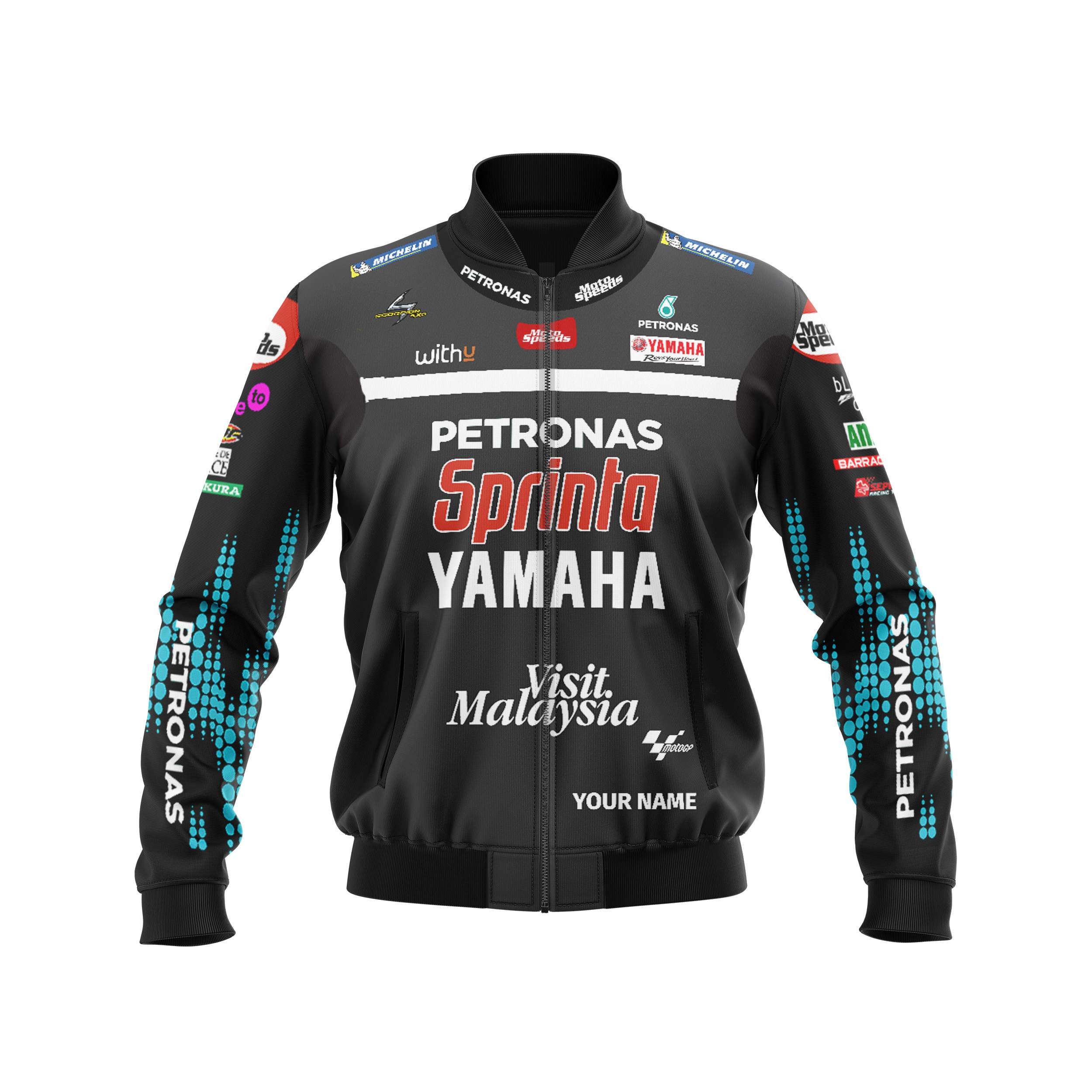 Petronas Sprinta Yamaha Bomber Jacket Petronas Sprinta Yamaha Bomber Jacket