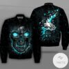 Philadelphia Eagles Lava Skull Full Print Bomber Jacket