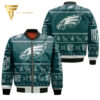 Philadelphia Eagles Ugly Christmas Full Printing Bomber Jacket