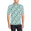 Pigeon Pattern Print Design 02 Men Polo Shirt