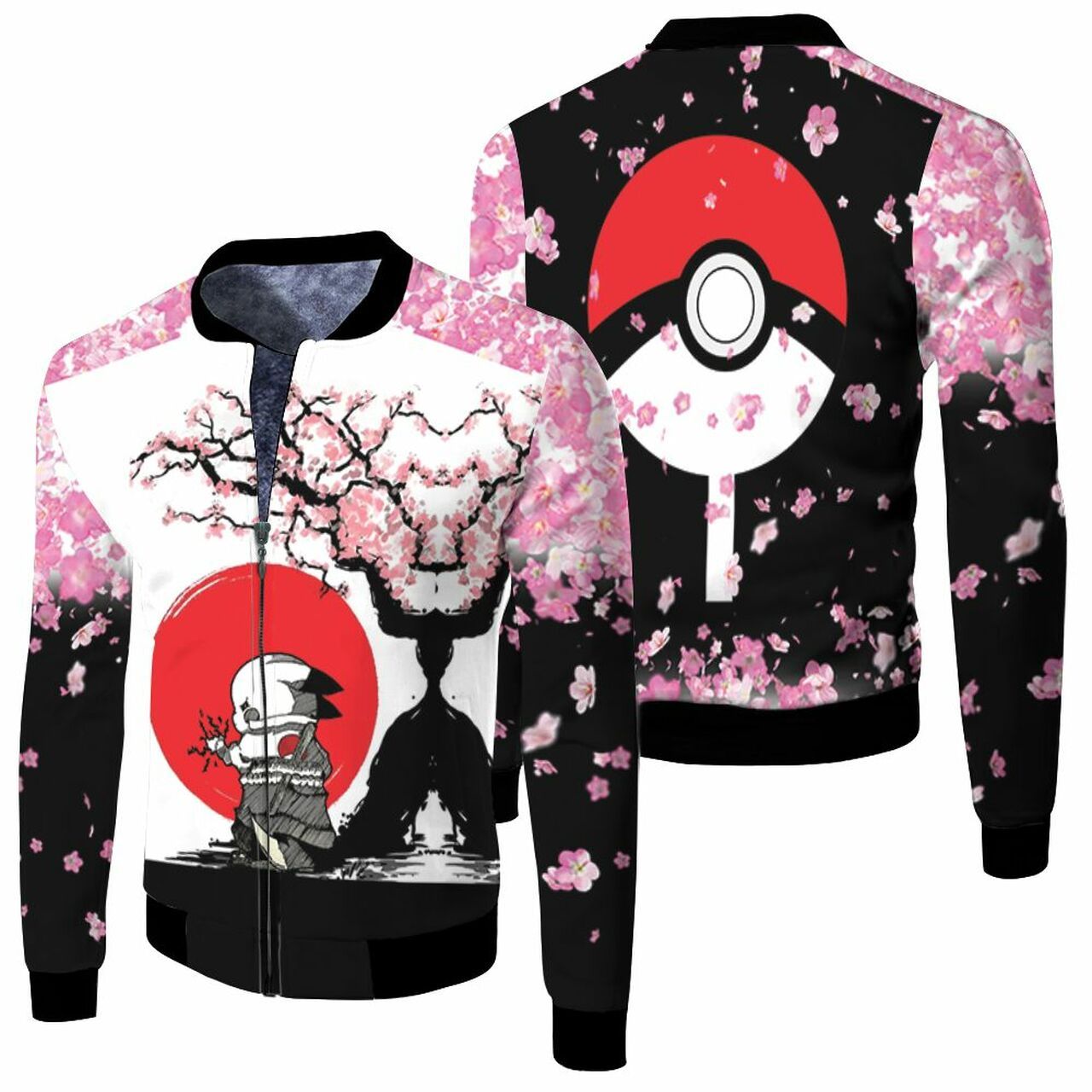 Pikachu Sasuke Uchiha Clan Japanese Blossom 3D T Shirt Hoodie Sweater Jersey Bomber Jacket Model 4766 Bomber Jacket Pikachu Sasuke Uchiha Clan Japanese Blossom 3D T Shirt Hoodie Sweater Jersey Bomber Jacket Model 4766 Bomber Jacket