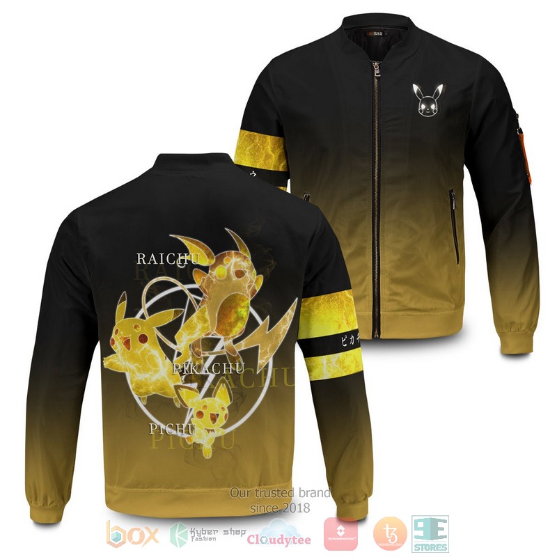 Pikachu Spirit Bomber Jacket Pikachu Spirit Bomber Jacket