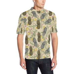 Pineapple Pattern Print Design Pp012 Men Polo Shirt