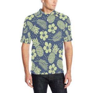 Pineapple Pattern Print Design Pp07 Men Polo Shirt