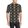 Pirate Pattern Print Design A01 Men Polo Shirt