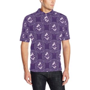 Pisces Pattern Print Design A02 Men Polo Shirt