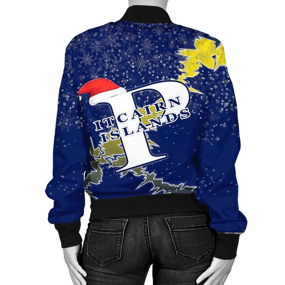 Pitcairn-Islands-Christmas-Coat-Of-Arms-Women-Bomber-Jacket-X-Style-J78-Bomber-Jacket-1