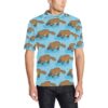 Platypus Pattern Print Design A02 Men Polo Shirt