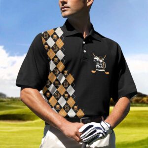 Play Golf Drink Beer No Shanks Just Drank Polo Shirt #V