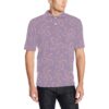 Plumeria Pattern Print Design A01 Men Polo Shirt