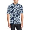 Plumeria Pattern Print Design A02 Men Polo Shirt