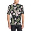 Plumeria Pattern Print Design Pm021 Men Polo Shirt