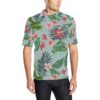 Plumeria Pattern Print Design Pm027 Men Polo Shirt