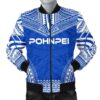 Pohnpei Flag Polynesian Chief Men's Bomber Jacket - Bn10 Bomber Jacket