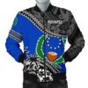 Pohnpei Men's Bomber Jacket Fall In Wave K7 Bomber Jacket
