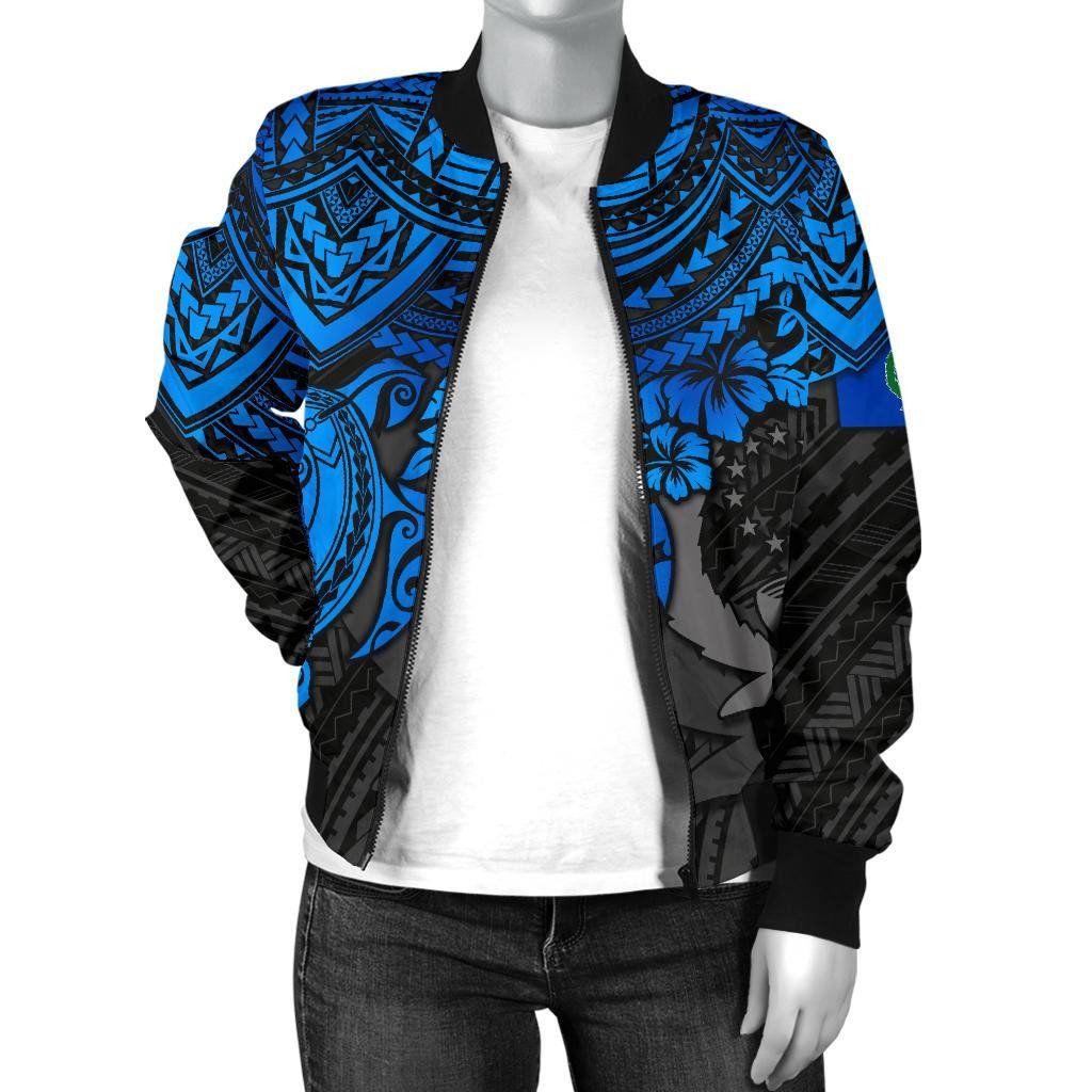 Pohnpei-Polynesian-Bomber-Jacket-Women-Polynesian-Blue-Turtle-BN15-Bomber-Jacket-2
