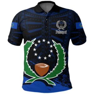 Pohnpei Special Polo Shirt Black A02