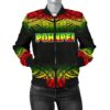 Pohnpei Women's Bomber Jacket - Fog Reggae Style - BN09 Bomber Jacket