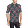 Poinsettia Pattern Print Design A03 Men Polo Shirt