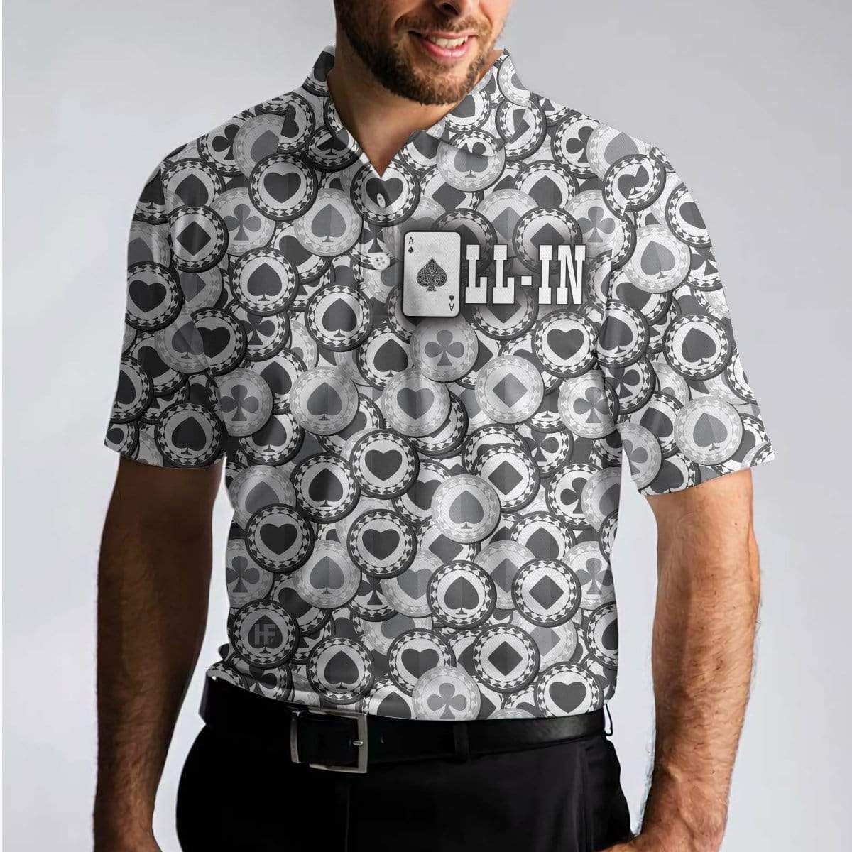 Poker All In Polo Shirt Poker All In Polo Shirt