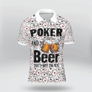 Poker And Beer Polo Shirt #Kv