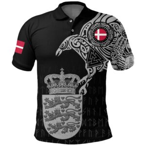 Polo Shirt - Danish and Raven Of Odin A31